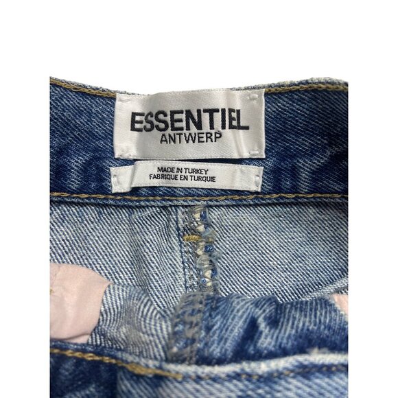 NWT ESSENTIEL ANTWERP Zimpala Blue Denim Midi Pencil Skirt-sz 34 (US 2) - Picture 8 of 11